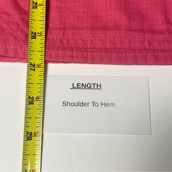 Carhartt Pink V-Neck Medical Scrub Top Women's Size Medium - Picture 14 of 15